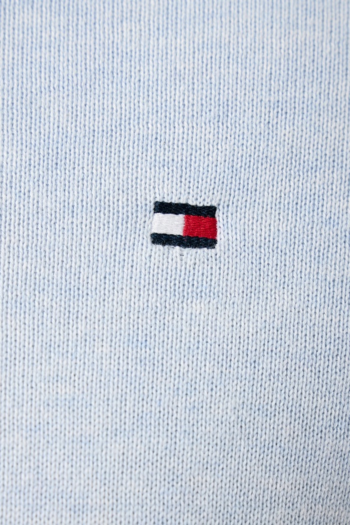 Sweter męski bawełniany Tommy Hilfiger niebieski MW0MW37331