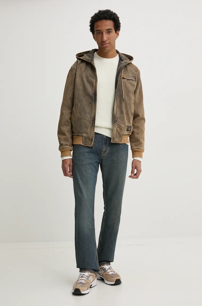 Βαμβακερό πουλόβερ Guess Jeans M4BR30.Z3HM1 μπεζ SS26