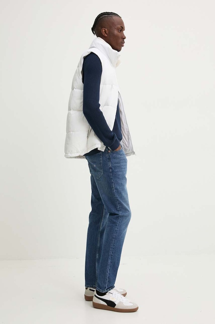 Tommy Jeans sweter z domieszką wełny DM0DM19434 granatowy AW24