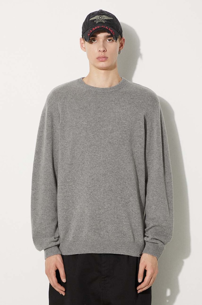 Carhartt WIP woolen jumper Alten Sweater medium thickness gray I033917.V6XX