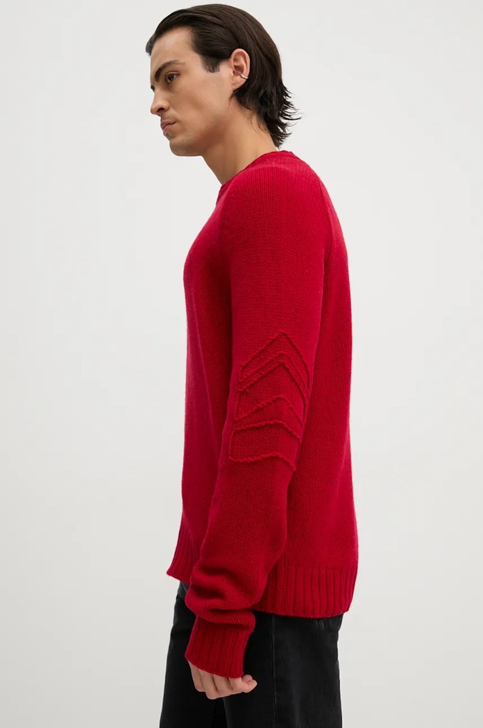 Вълнен пуловер ZADIG&VOLTAIRE червен KMSW00703