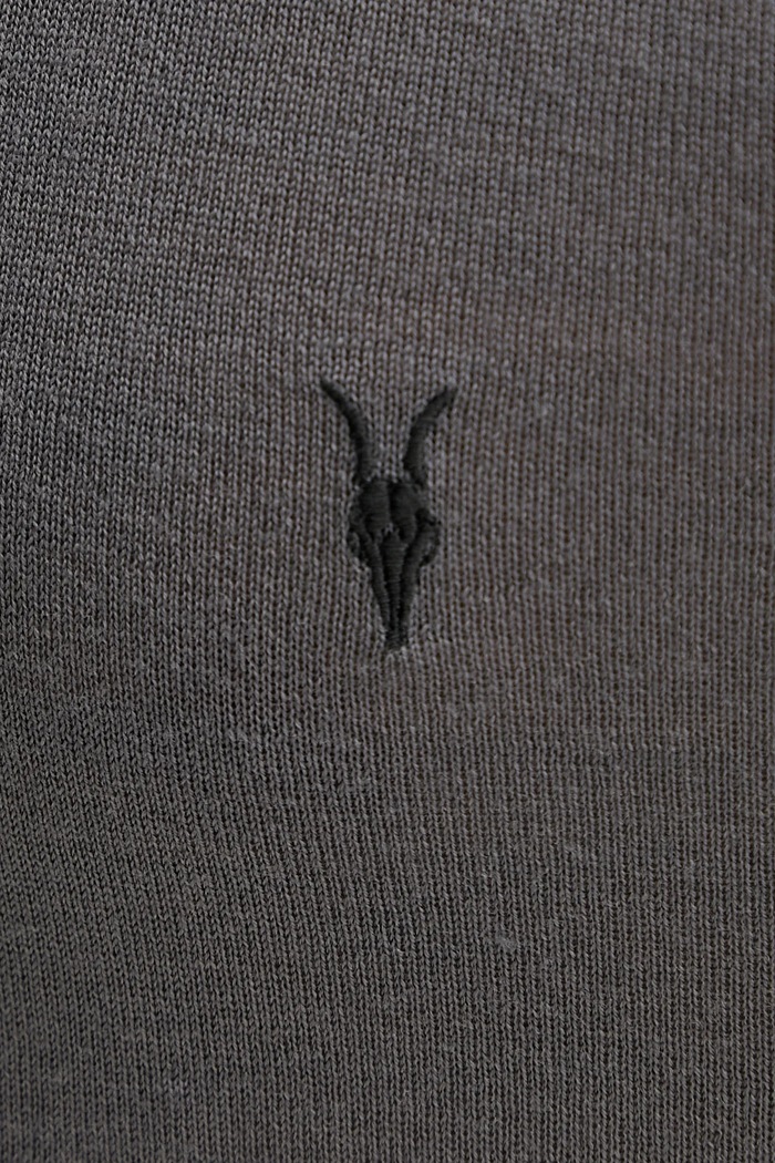AllSaints sweter wełniany MODE MERINO M085KB szary