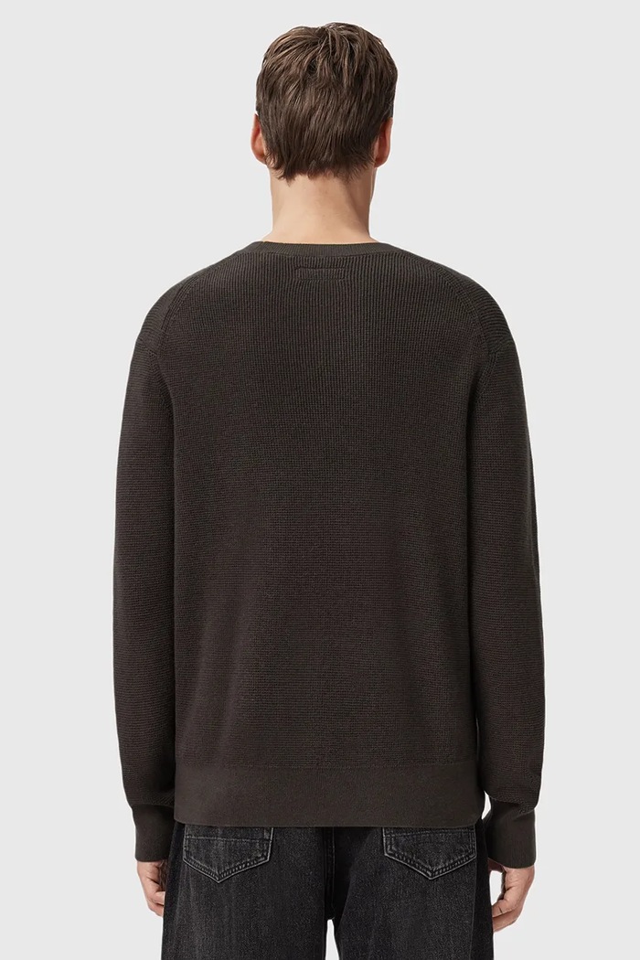 Ρούχα Πουλόβερ με προσθήκη μαλλιού AllSaints ASPEN CREW M089KB καφέ