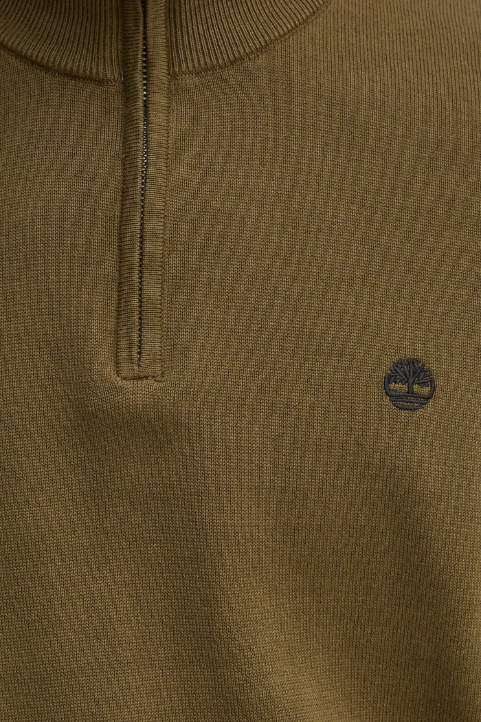 Bavlněný svetr Timberland TB0A2BMX3021 zelená