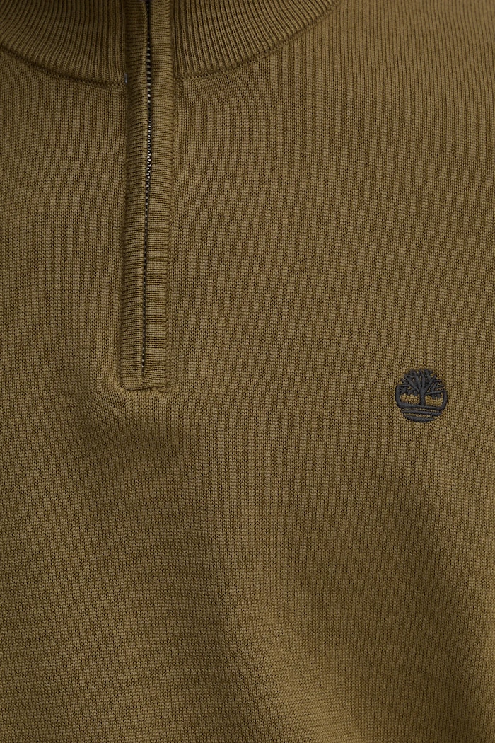 Bavlněný svetr Timberland TB0A2BMX3021 zelená