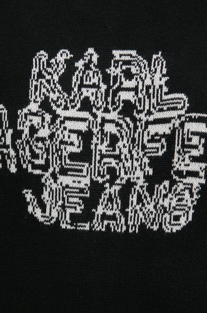 Bavlněný svetr Karl Lagerfeld Jeans 246D2002 černá