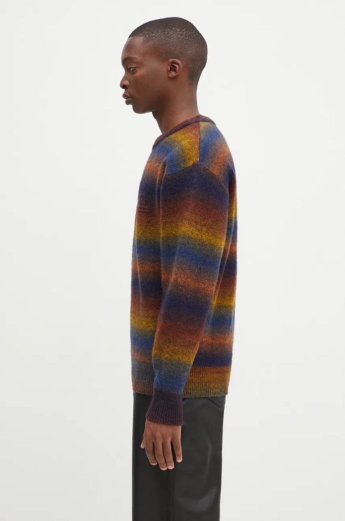 Pulover s dodatkom vune Aries Boucle Space Dye Knit AR2001902 šarena AW24