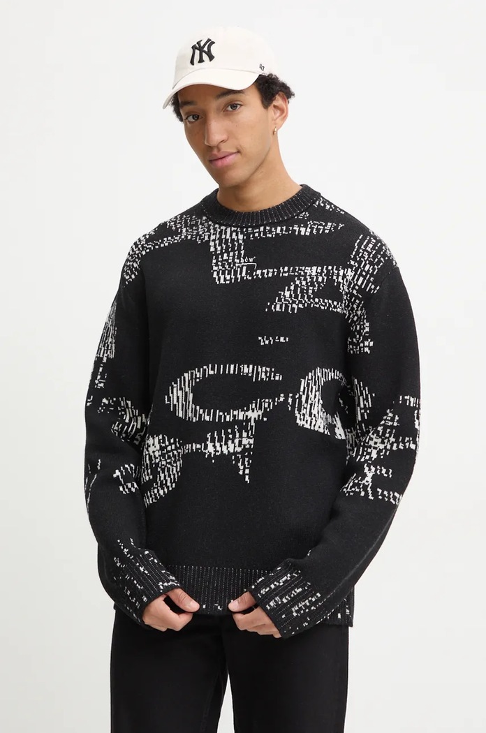 A-COLD-WALL* pulover grosime medie negru ACWMK180
