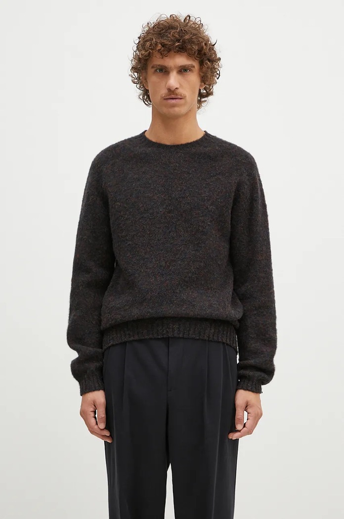 Norse Projects pulover de lână Birnir Brushed Lambswool grosime medie multicolor N45.0520.9901