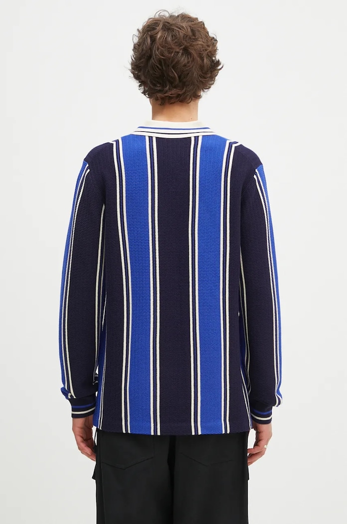 Ruházat Filling Pieces pulóver Knit Football Jersey 91099041925 sötétkék