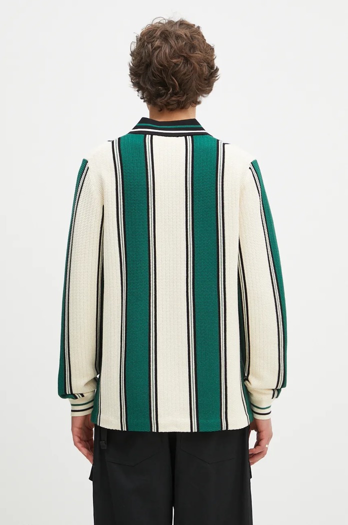 Одяг Светр Filling Pieces Knit Football Jersey 91099041926 зелений