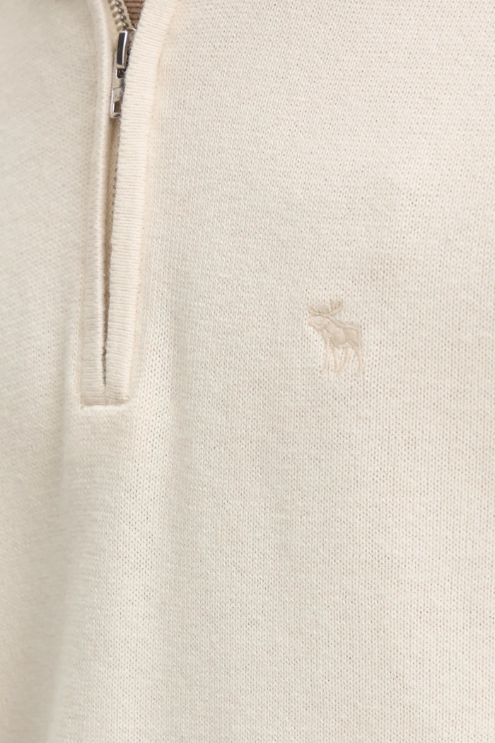 Abercrombie & Fitch sweter z domieszką wełny KI120.4149.100 beżowy