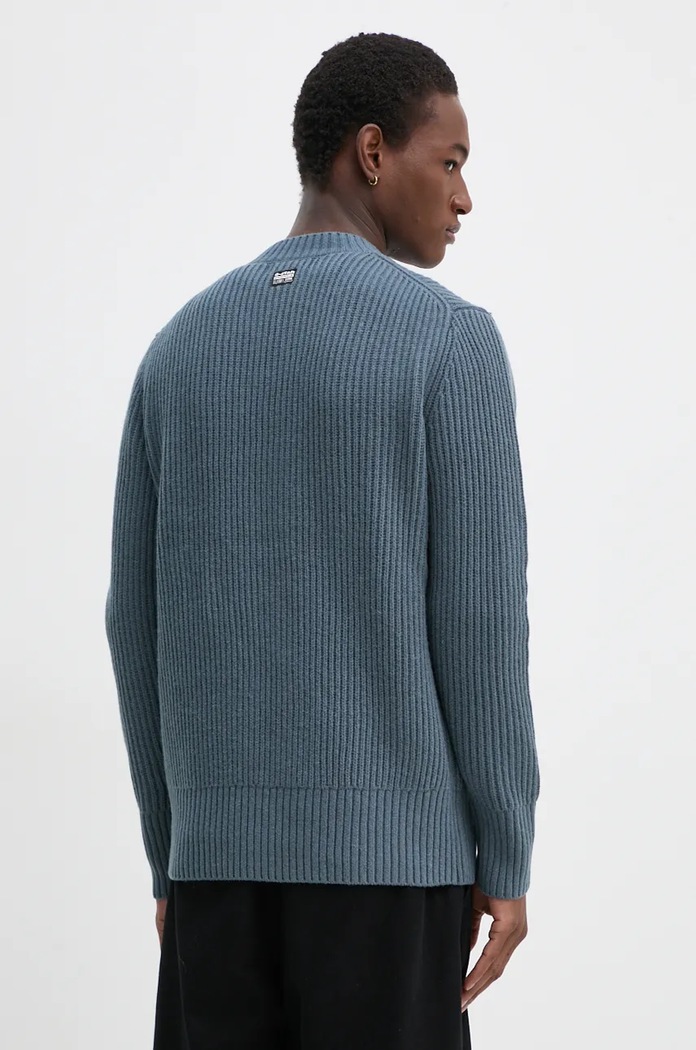 Odzież G-Star sweter wełniany D23731.D447 szary