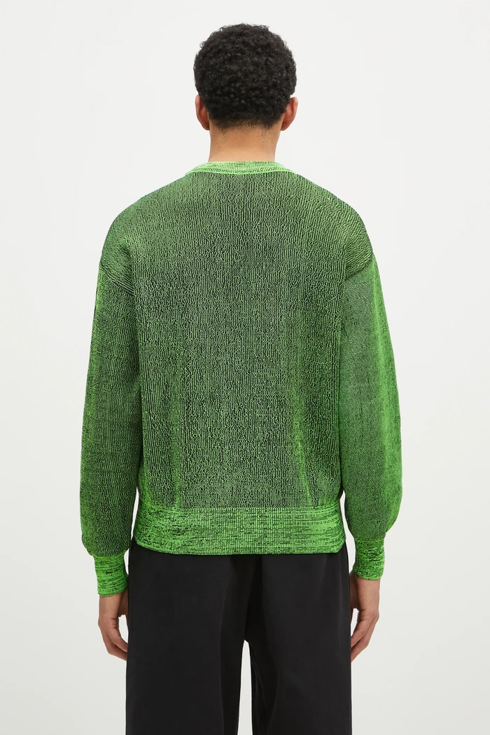 Clothing No Problemo jumper Glitch Alien-O NP20019.02 green