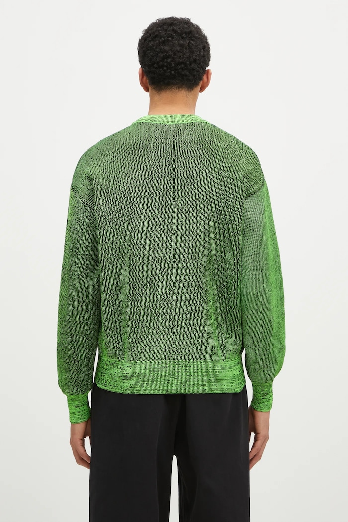 Clothing No Problemo jumper Glitch Alien-O NP20019.02 green