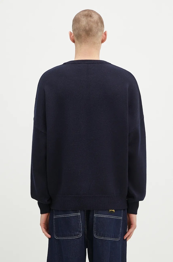 Одяг Вовняний светр 032C ''Selfie'' Sweater F24.URK.1511.300 темно-синій