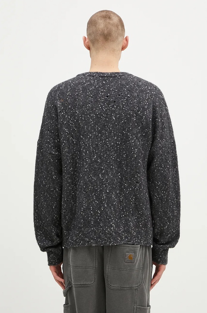 Одяг Кардиган з домішкою вовни 032C ''Selfie'' Cardigan F24.URK.1611.400 сірий