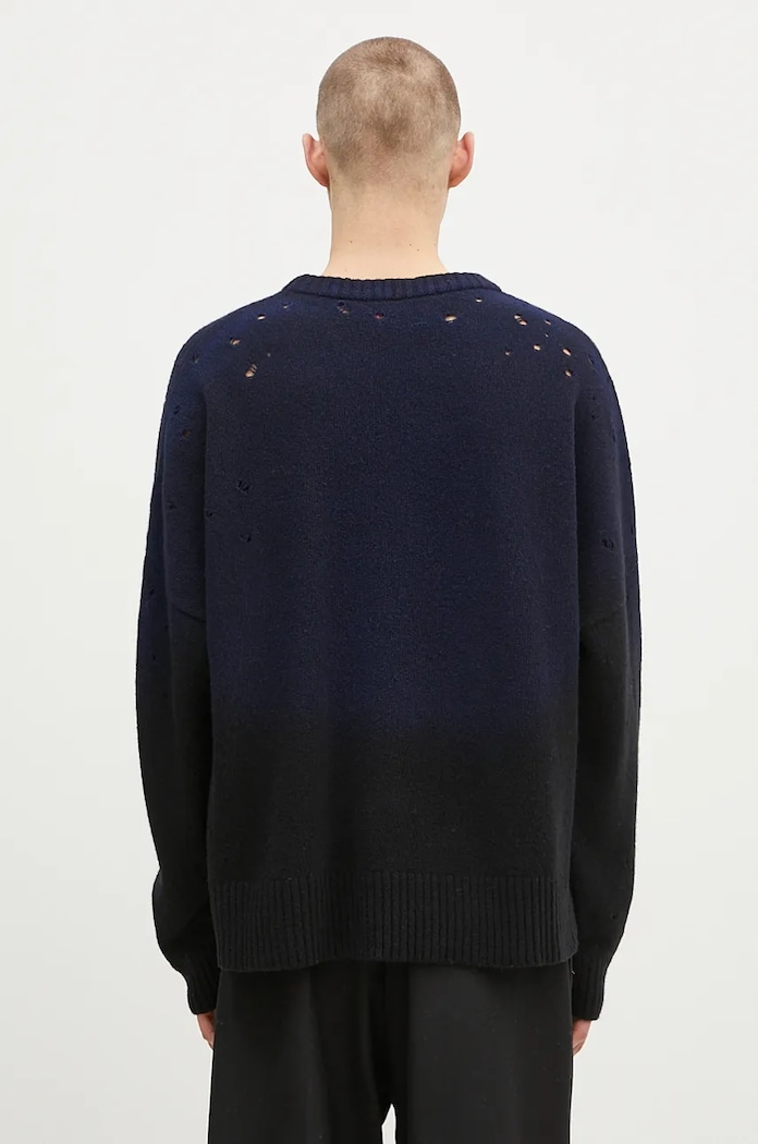 Odjeća Vuneni pulover 032C ''Lazer Selfie'' Sweater F24.URK.1512.050 mornarsko plava