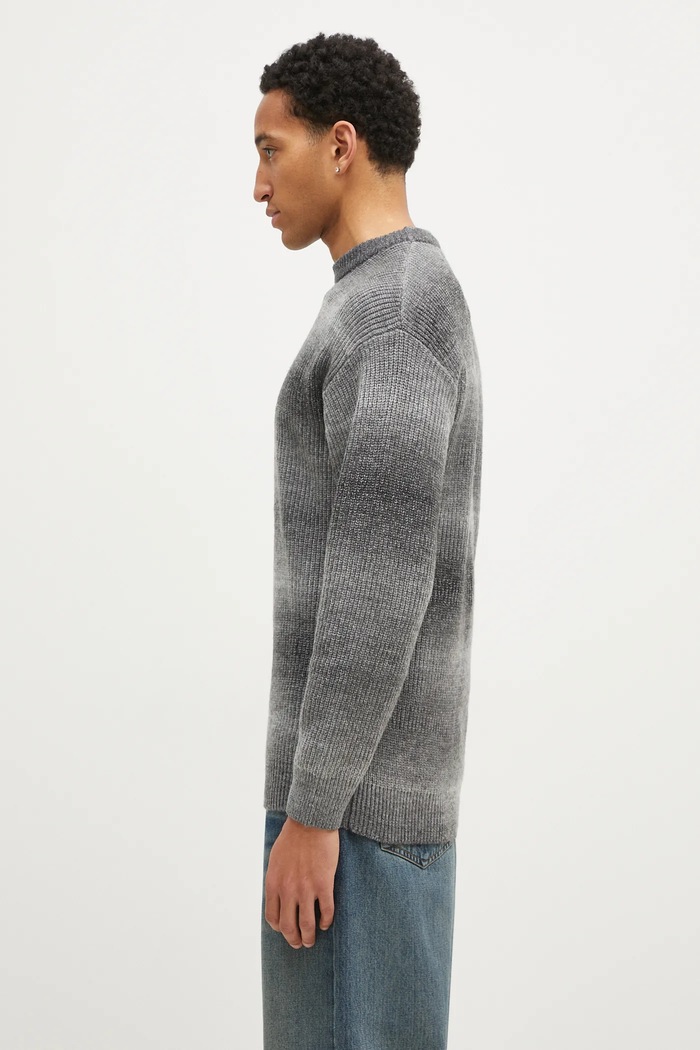 Pulover Butter Goods Beams Knit Sweater BG243301 siva AW24