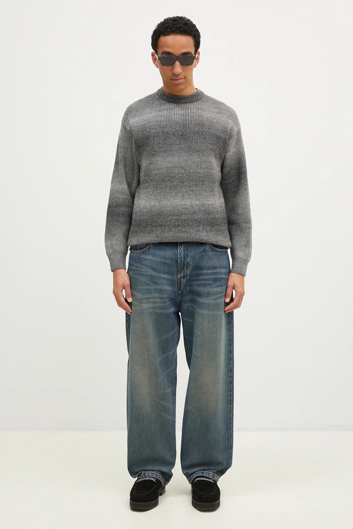 Butter Goods pulover Beams Knit Sweater BG243301 gri