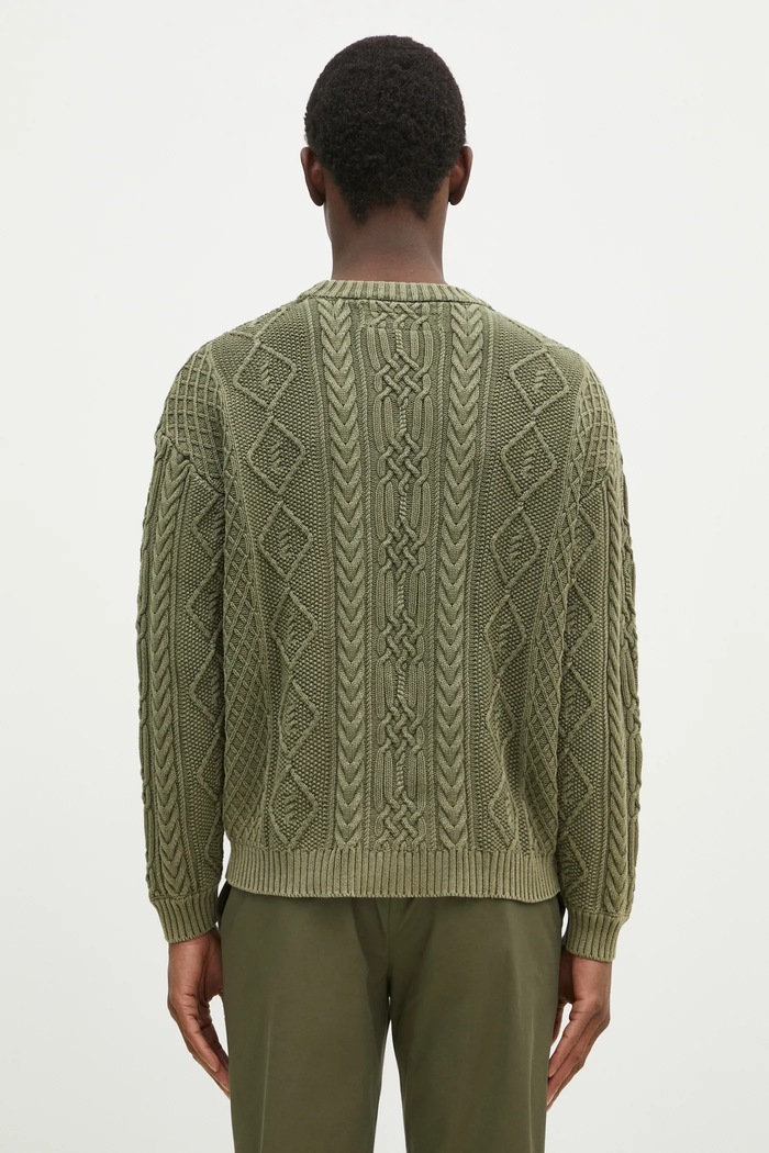Clothing NEIGHBORHOOD cotton jumper 24213NH.KNM01 green