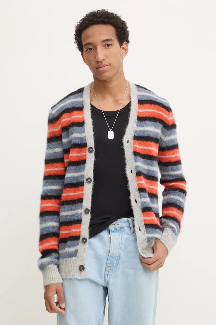 Vlnený kardigán A.P.C. cardigan dave WPABH.M22304