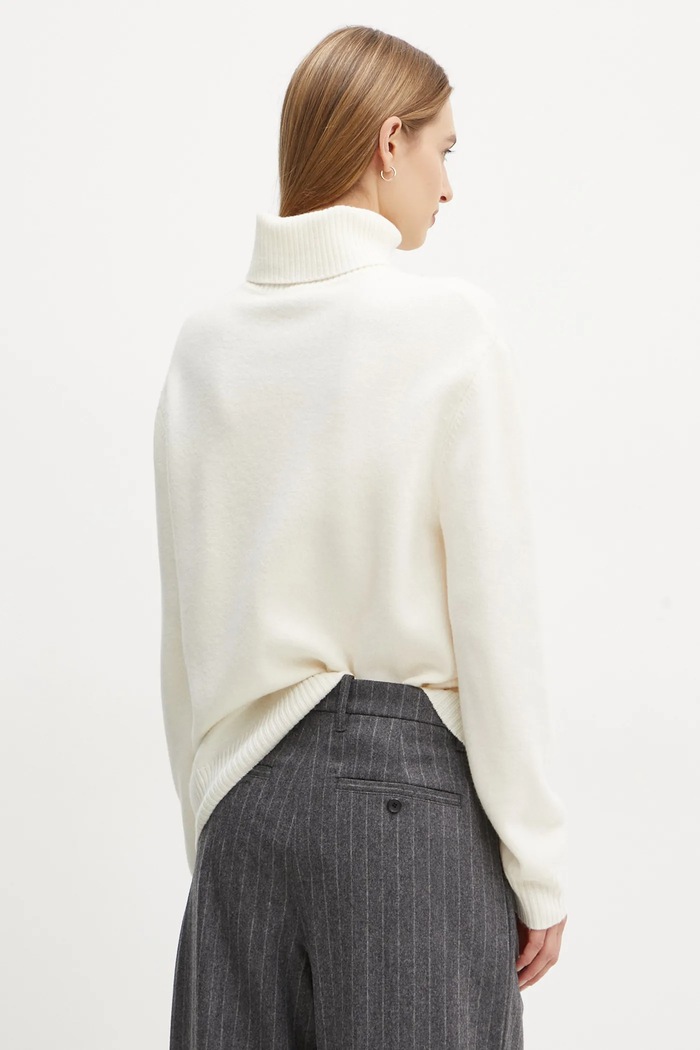 A.P.C. pulover de lana pull walter WVBDJ.M23248 bej