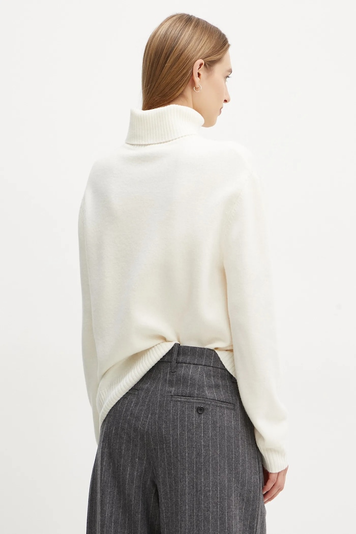 A.P.C. pulover de lana pull walter WVBDJ.M23248 bej