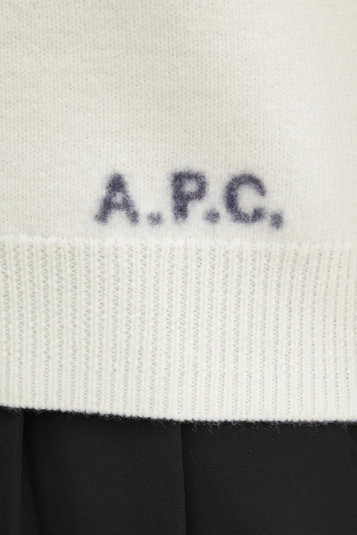 Vlnený sveter A.P.C. pull esther WVBDK.F23373 béžová