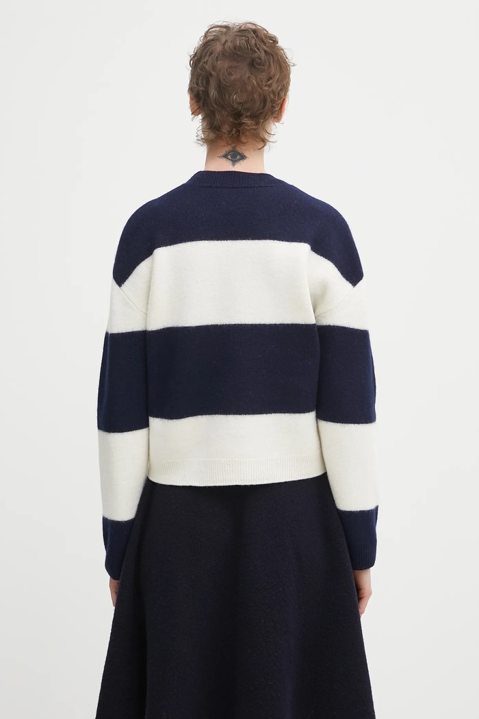 Одяг Вовняний светр A.P.C. pull penny WVBDL.F23370 темно-синій