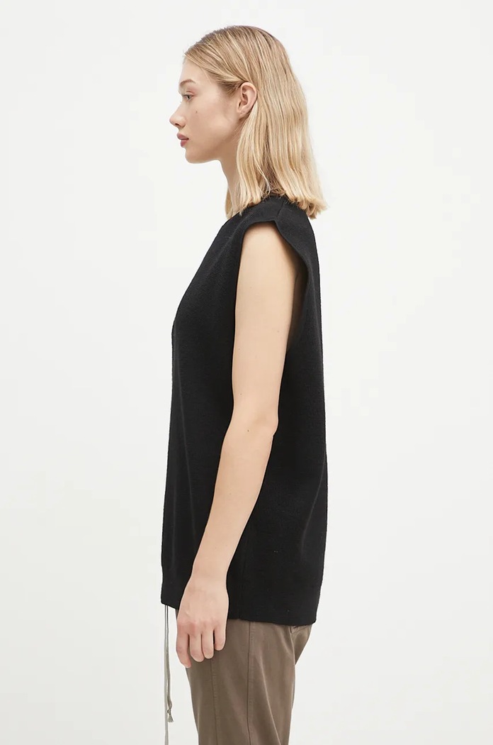 Vlněná vesta Y-3 3-S Knit Vest IW7484 černá AW24