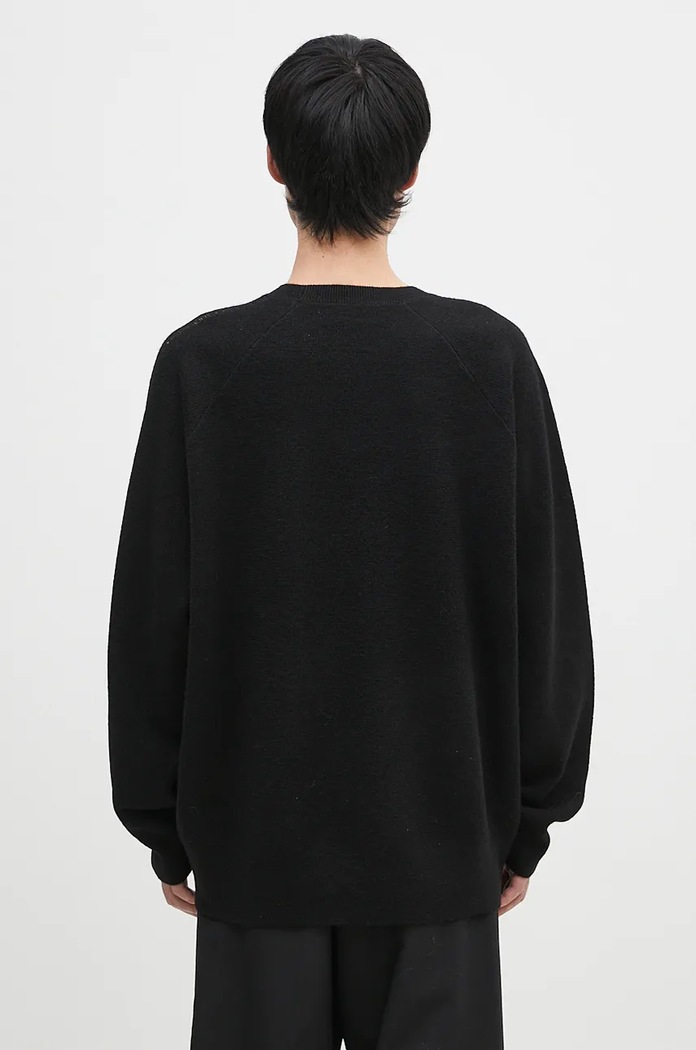 Oblečení Vlněný svetr Y-3 3-S Knit Crew IW7483 černá