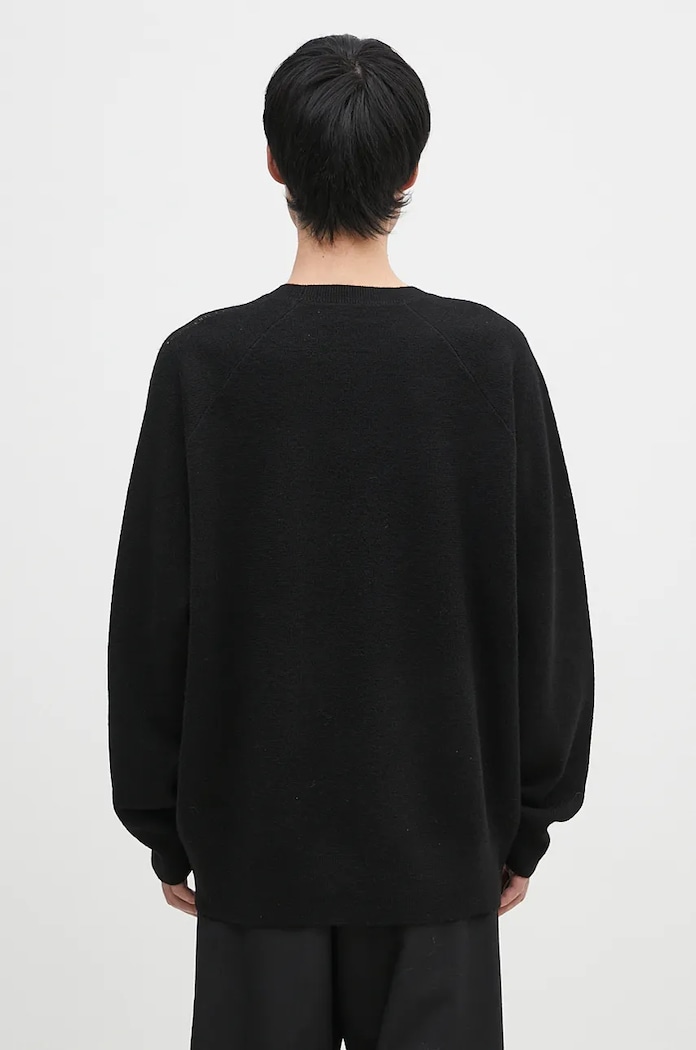 Oblečení Vlněný svetr Y-3 3-S Knit Crew IW7483 černá