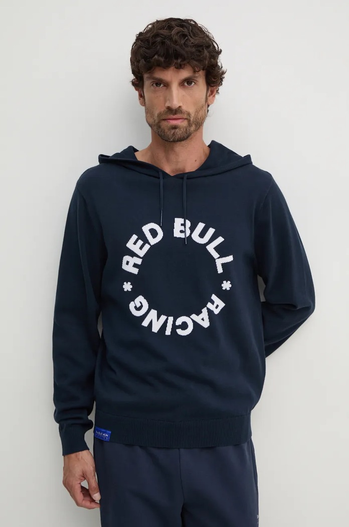 Βαμβακερό πουλόβερ Red Bull Racing x Pepe Jeans RU700001 σκούρο μπλε AW24