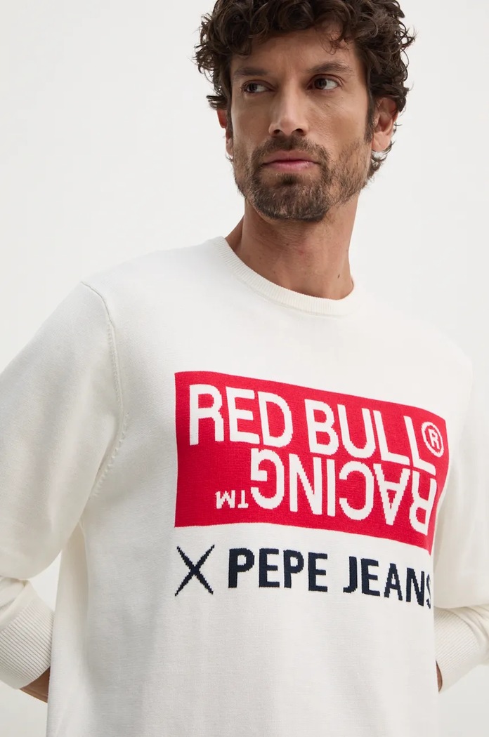 Bombažen pulover Red Bull Racing x Pepe Jeans RU700002