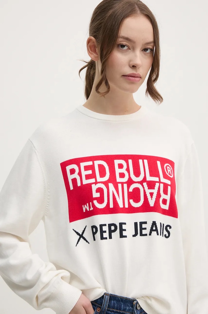 Bombažen pulover Red Bull Racing x Pepe Jeans RU700002