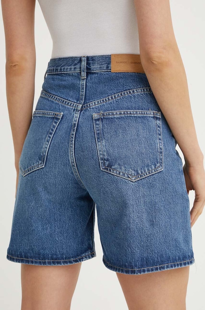 Oblačila Jeans kratke hlače Samsoe Samsoe SASHELLY F24200011 modra