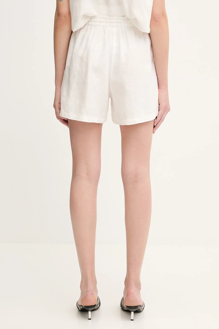 Clothing Samsoe Samsoe linen shorts MAREN F23900001 white