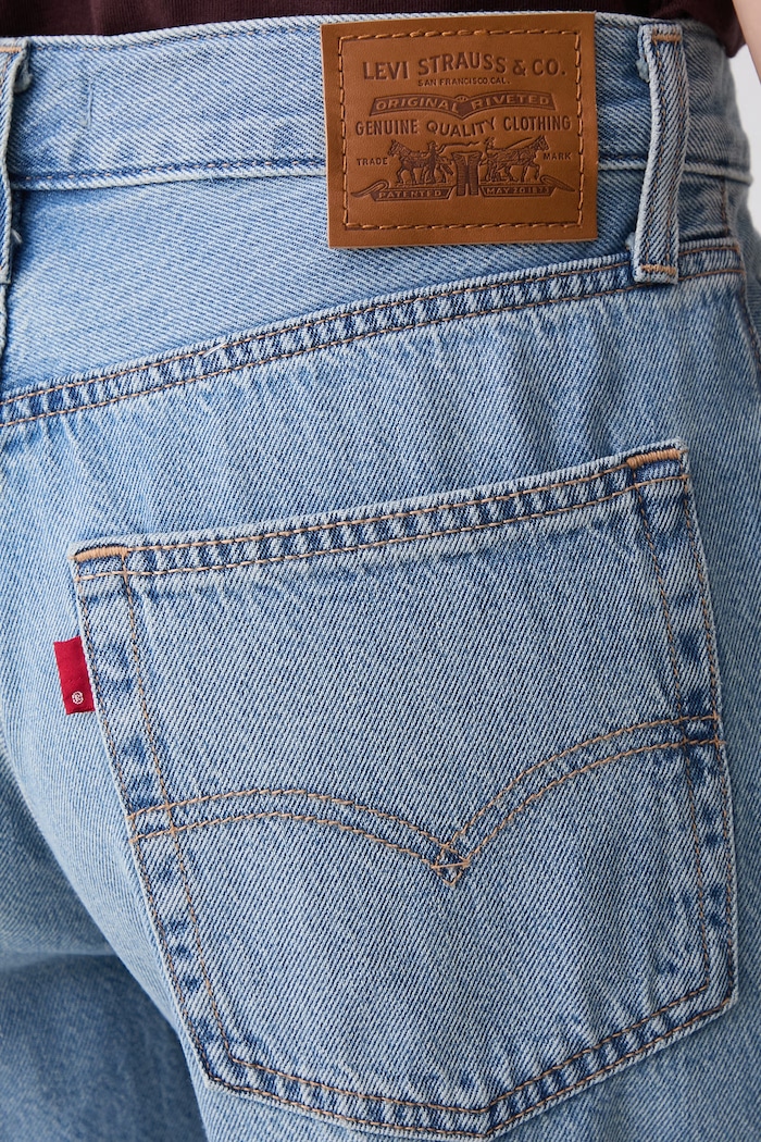 Levi's rövidnadrág női farmer BAGGY DAD kék 000MJ