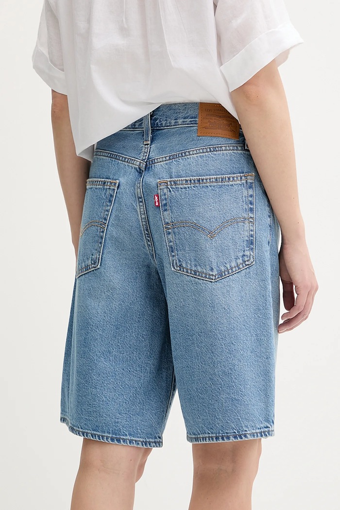 Odzież Levi's szorty jeansowe BAGGY DAD 000MJ niebieski