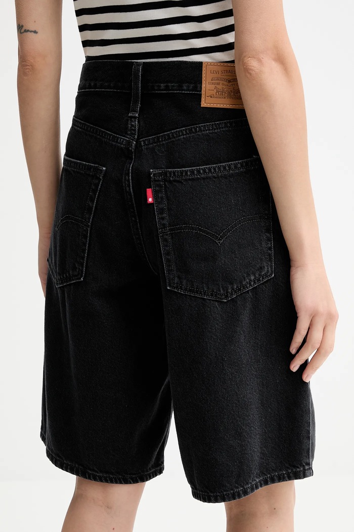 Oblečení Džínové šortky Levi's BAGGY DAD 000MJ černá