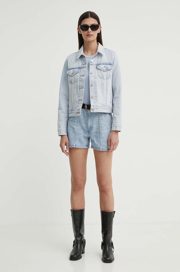 Levi's pantaloncini di jeans CARPENTER SHORT A8719 blu AW24
