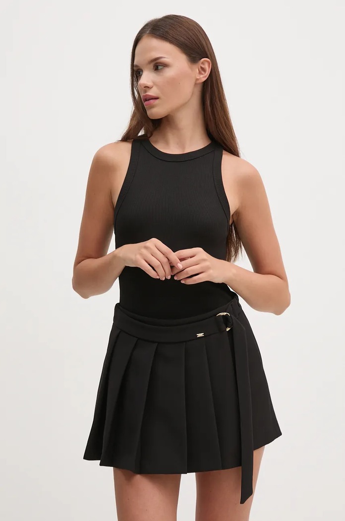 Gaudi pantaloni scurti panza negru 421FD25008