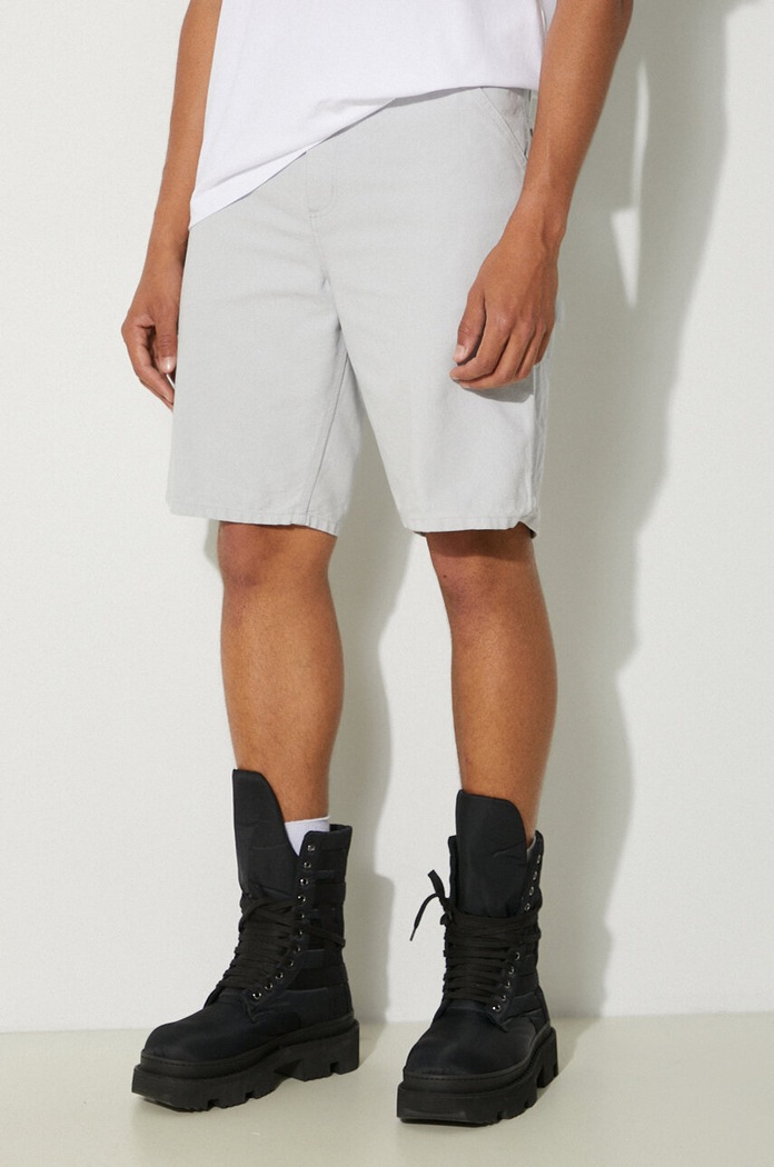 Carhartt WIP pantaloncini in cotone Single Knee Short grigio I027942.29J02