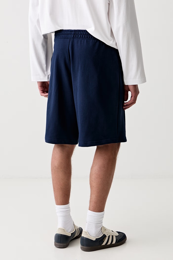 Ρούχα adidas Originals σορτς Ανδρικά βαμβακερά Essential IY8521 σκούρο μπλε
