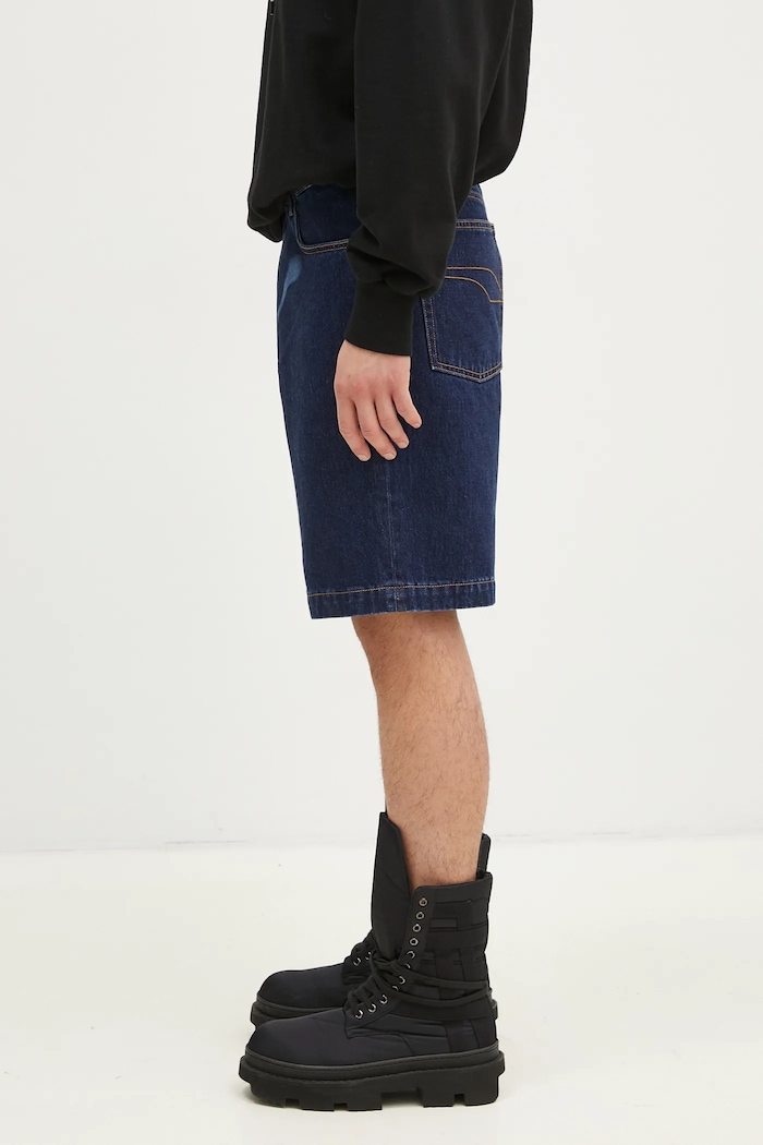 Bavlněné riflové kraťasy Puma PUMA X A$AP ROCKY Denim Short 631066 námořnická modř SS25
