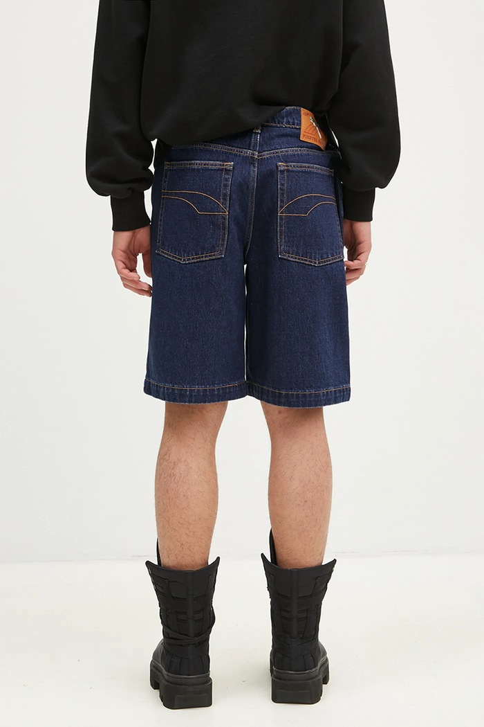 Ruházat Puma pamut farmer rövidnadrág PUMA X A$AP ROCKY Denim Short 631066 sötétkék