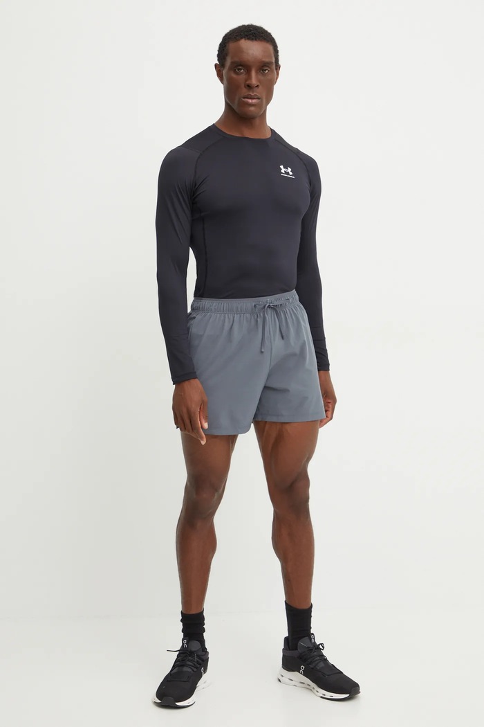 Běžecké šortky New Balance MS41286GT šedá AW24