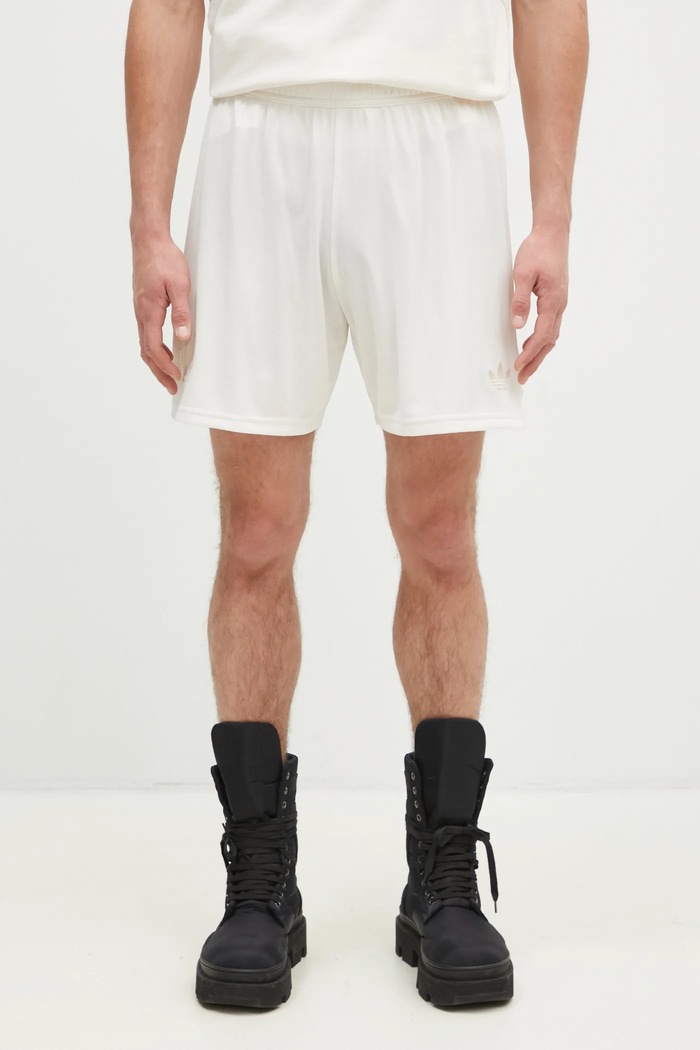 Σορτς adidas Anniversary Shorts λεπτό μοτίβο μπεζ IT2744