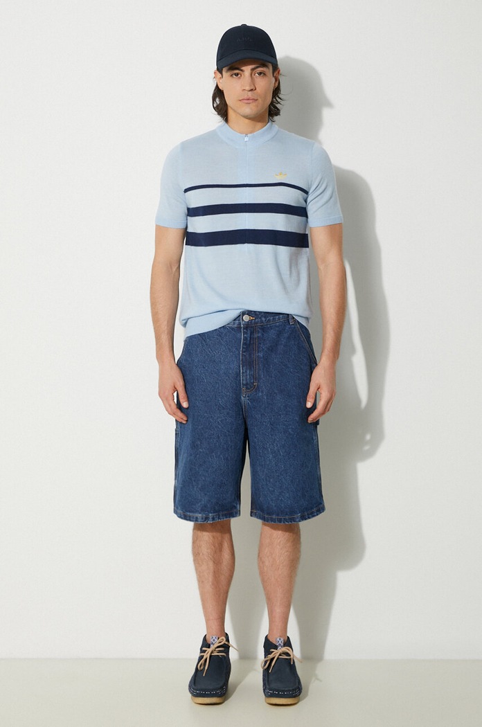Τζιν σορτς ICECREAM Denim Carpenter Shorts IC24254 σκούρο μπλε AW24
